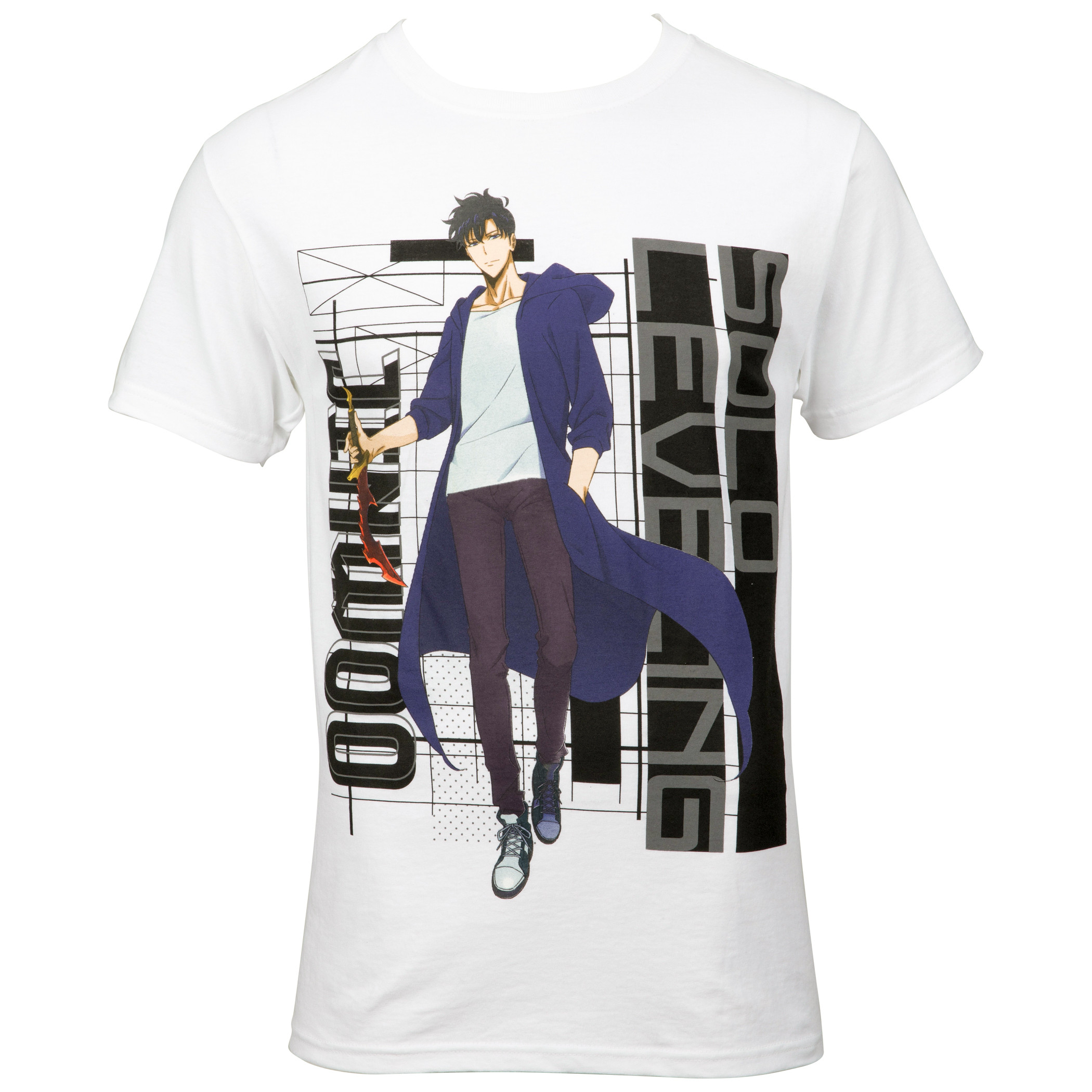 Solo Leveling Sung Jinwoo White Print T-Shirt White | eBay
